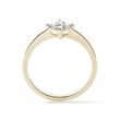 FOUR-LEAF CLOVER DIAMOND RING IN 14K YELLOW GOLD - DIAMOND RINGS - RINGS