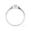 DIAMOND ENGAGEMENT RING IN WHITE GOLD - FANCY DIAMOND ENGAGEMENT RINGS - 