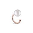 DIAMANTOHRRING AUS ROSÉGOLD MIT PERLE - PERLEN OHRRINGE - PERLEN