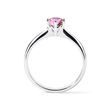 WHITE GOLD PINK DIAMOND ENGAGEMENT RING - RINGS WITH LAB-GROWN DIAMONDS - ENGAGEMENT RINGS