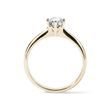 HALF CARAT DIAMOND 14K YELLOW GOLD ENGAGEMENT RING - RINGS WITH LAB-GROWN DIAMONDS - ENGAGEMENT RINGS