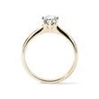 HALF CARAT DIAMOND 14K YELLOW GOLD ENGAGEMENT RING - SOLITAIRE ENGAGEMENT RINGS - ENGAGEMENT RINGS