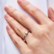 ENGAGEMENT RING IN ROSE GOLD WITH BRILLIANT - SOLITAIRE ENGAGEMENT RINGS - ENGAGEMENT RINGS