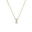 DIAMOND PENDANT NECKLACE IN YELLOW GOLD - DIAMOND NECKLACES - NECKLACES