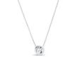 WHITE GOLD NECKLACE WITH DIAMOND - DIAMOND NECKLACES - NECKLACES