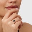 OVAL LONDON TOPAZ ROSE GOLD RING - TOPAZ RINGS - RINGS