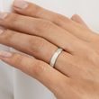 ALLIANCE CLASSIQUE EN OR BLANC 14 CARATS - ALLIANCES DE MARIAGE FEMMES - ALLIANCES DE MARIAGE