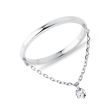 KETTENRING MIT DIAMANT AUS 14 KT WEISSGOLD - RINGE DIAMANT - RINGE