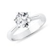 BAGUE SOLITAIRE EN OR BLANC ET DIAMANT NATUREL 1 CT - TAILLE BRILLANT - BAGUES DE FIANÇAILLES