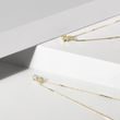 YELLOW DIAMOND PENDANT IN YELLOW GOLD - PENDANTS - NECKLACES