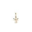 CHILDREN'S GOLD ANGEL PENDANT WITH A DIAMOND - PENDANTS - NECKLACES