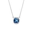 TOPAZ NECKLACE IN WHITE GOLD - TOPAZ NECKLACES - NECKLACES