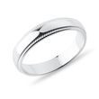 ALLIANCE POUR FEMMES EN OR BLANC DOUBLE MILGRIF - ALLIANCES DE MARIAGE FEMMES - ALLIANCES DE MARIAGE