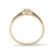 DIAMOND ENGAGEMENT RING IN 14K GOLD - FANCY DIAMOND ENGAGEMENT RINGS - ENGAGEMENT RINGS