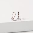 BOUCLES D'OREILLES POUR ENFANTS EN FORME D'ÉTOILE EN OR ROSE AVEC DIAMANTS - BOUCLES D'OREILLES POUR ENFANTS - BOUCLES D'OREILLES