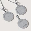 MEDAILLON MIT DIAMANTEN UND HANDGRAVUR - KETTEN MIT DIAMANTEN - KETTEN