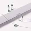 SCHMUCKSET MIT BLAUEN DIAMANTEN IN WEISSGOLD - SCHMUCK SETS DIAMANT - SCHMUCK