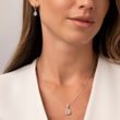 LUXURIOUS DIAMOND EARRING AND NECKLACE SET IN WHITE GOLD - DIAMOND SETS - FINE JEWELRY