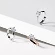 OVAL CUT DIAMOND ENGAGEMENT RING IN WHITE GOLD - RINGS WITH LAB-GROWN DIAMONDS - 