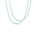 BRIGHT EMERALD NECKLACE IN YELLOW GOLD - MINERAL NECKLACES - NECKLACES