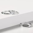 CLASSIC WEDDING RING SET IN WHITE GOLD - WHITE GOLD WEDDING SETS - WEDDING RINGS
