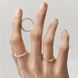 DAMENRING MIT GESCHLIFFENEN KANTEN IN GELBGOLD - RINGE GELBGOLD - RINGE