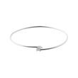 DIAMOND BANGLE BRACELET IN 14K WHITE GOLD - BANGLES & CUFF BRACELETS - BRACELETS