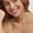 ROSE GOLD DIAMOND V NECKLACE - DIAMOND NECKLACES - NECKLACES