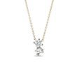 ZARTES DIAMANTCOLLIER IN 14 KT GELBGOLD - KETTEN MIT DIAMANTEN - KETTEN