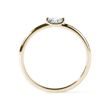 14K GELBGOLD RING MIT MARQUISE DIAMANT - RINGE DIAMANT - RINGE