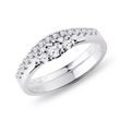 WHITE GOLD ENGAGEMENT AND WEDDING RING SET - ENGAGEMENT AND BRIDAL RING SETS - ENGAGEMENT RINGS