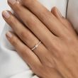 PRINCESS CUT DIAMOND STACKABLE RING IN ROSE GOLD - DIAMOND ENGAGEMENT RINGS - ENGAGEMENT RINGS