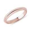 MEN'S ROSE GOLD HALF-ROUND WEDDING RING - RINGS FOR HIM - WEDDING RINGS