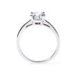 BAGUE DE FIANÇAILLES EN OR BLANC AVEC DIAMANT 1CT - TAILLE BRILLANT - BAGUES DE FIANÇAILLES