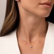 ENSEMBLE COLLIER ET BOUCLES D'OREILLES AVEC DIAMANTS EN OR BLANC - ENSEMBLES DE BIJOUX EN DIAMANT - BIJOUX