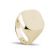 SQUARE SIGNET RING IN YELLOW GOLD - YELLOW GOLD RINGS{% if category.pathNames[0] != product.category.name %} - {% endif %}