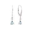 AQUAMARINES AND DIAMOND PENDANT EARRINGS IN WHITE GOLD - AQUAMARINE EARRINGS{% if category.pathNames[0] != product.category.name %} - {% endif %}