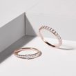 WOMEN'S DIAMOND WEDDING RING IN ROSE GOLD - WOMEN'S WEDDING RINGS - WEDDING RINGS