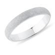 MEN'S MATTE FINISH DIAMOND RING IN WHITE GOLD - RINGS FOR HIM - WEDDING RINGS