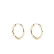 17 MM HOOP EARRINGS IN YELLOW GOLD - YELLOW GOLD EARRINGS{% if category.pathNames[0] != product.category.name %} - {% endif %}
