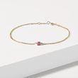 TOURMALINE BRACELET IN YELLOW GOLD - GEMSTONE BRACELETS - BRACELETS