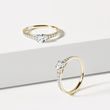 ZÁSNUBNÍ PRSTEN ZE ŽLUTÉHO 14K ZLATA S 0,5CT BRILIANTEM - DIAMANTOVÉ ZÁSNUBNÍ PRSTENY - ZÁSNUBNÍ PRSTENY