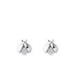 LADYBUG EARRINGS WITH DIAMONDS IN WHITE GOLD - CHILDREN'S EARRINGS{% if category.pathNames[0] != product.category.name %} - {% endif %}