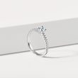 GOLD RING WITH DIAMONDS AND AQUAMARINE - AQUAMARINE RINGS - RINGS