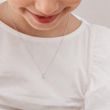 KINDERHALSKETTE MIT DIAMANT IN WEISSGOLD - KINDER KETTEN - KETTEN