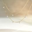 LAB DIAMOND GOLD NECKLACE - DIAMOND NECKLACES - NECKLACES
