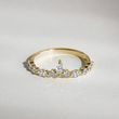 Diamantový prstýnek ze žlutého 14k zlata