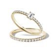 SET ZÁSNUBNÍHO A SNUBNÍHO PRSTENU S DIAMANTY VE 14K ZLATĚ - SADY SNUBNÍCH A ZÁSNUBNÍCH PRSTENŮ - ZÁSNUBNÍ PRSTENY