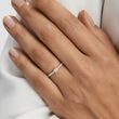 PRINCESS CUT DIAMOND RING IN WHITE GOLD - ENGAGEMENT DIAMOND RINGS - ENGAGEMENT RINGS