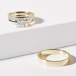 MINIMALIST WEDDING RING SET IN GOLD - YELLOW GOLD WEDDING SETS - WEDDING RINGS